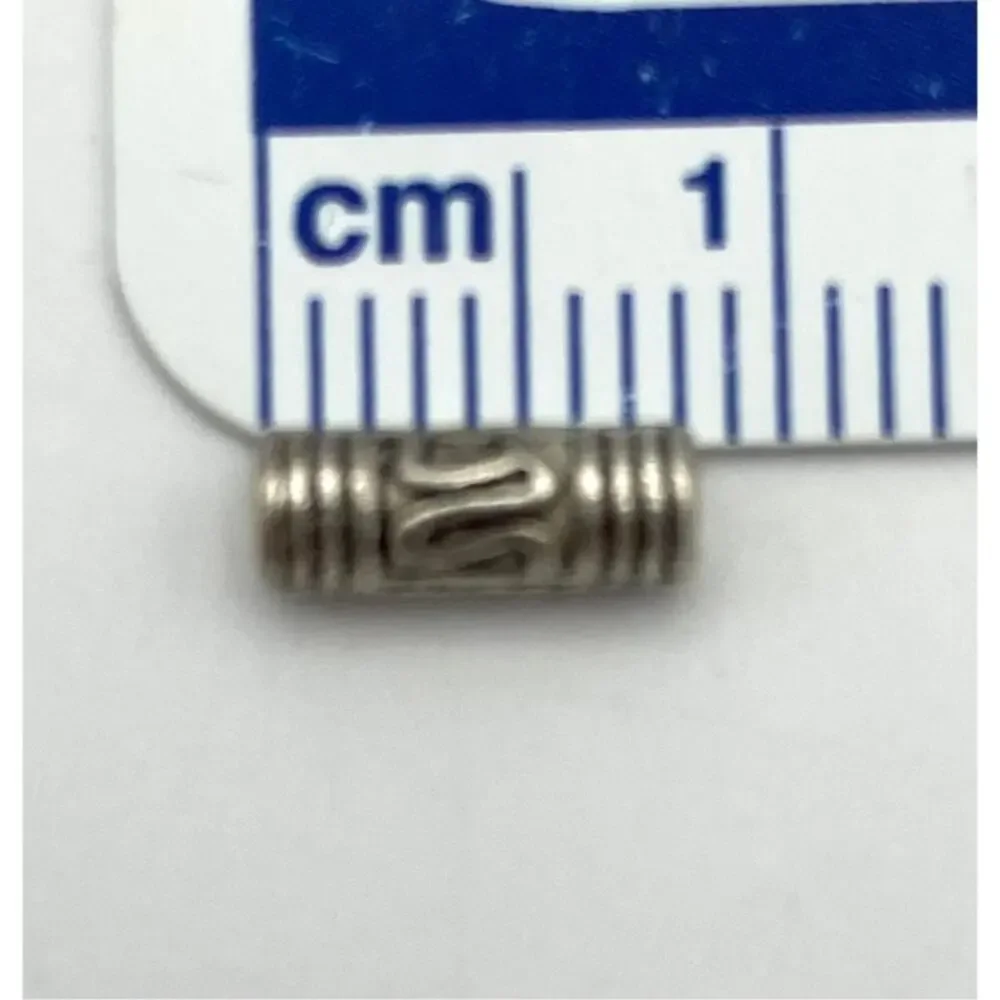 Silver Tone Beads for Jewelry Making Lot 2 lbs 5.4 oz Tube Oval Circle Flower